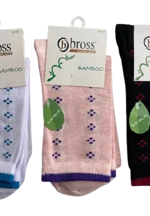 Dámske bambusové ponožky, bross 17771