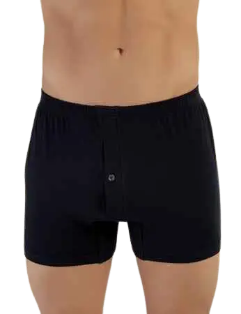 Pánske bavlnené boxerky, čierne, Sahinler ME010SH