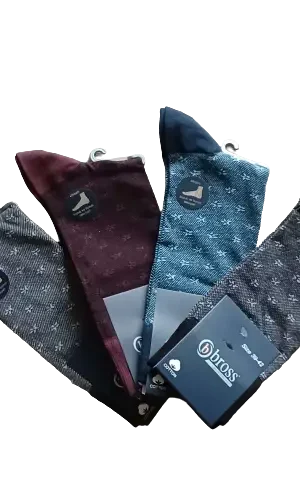 Pánske bavlnené ponožky elegantné, bross 20895