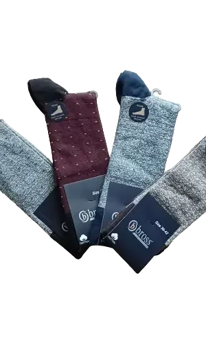 Pánske bavlnené ponožky elegantné, bross 21712