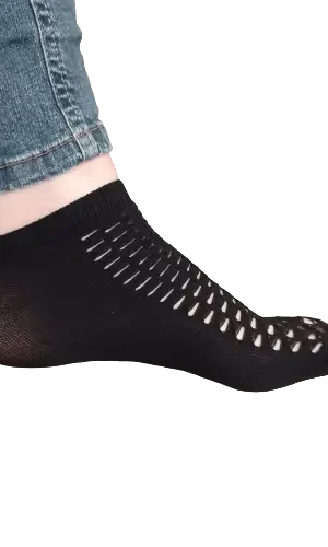 Dámske ponožky dierované, bross 18441
