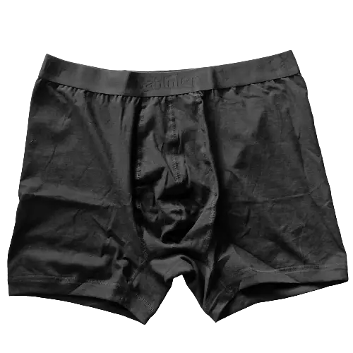 Pánske bavlnené boxerky, čierne a tmavo modré, Sahinler ME031