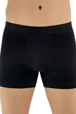 Pánske bavlnené boxerky, čierne a tmavo modré, Sahinler ME031